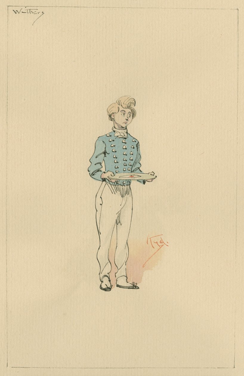Säkä, n. 1920-luku (kynä ja muste wc:llä paperilla) tekijältä Joseph Clayton Clarke