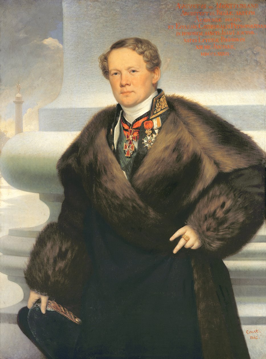 Auguste Ricard de Montferrand (1786-1856) 1842 tekijältä Joseph Desire Court