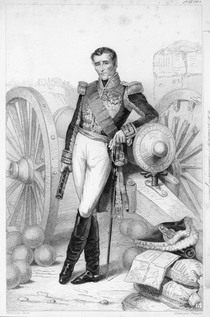 Sylvain Charles Valee (1773-1846), kreivi ja marsalkka tekijältä Joseph Desire Court