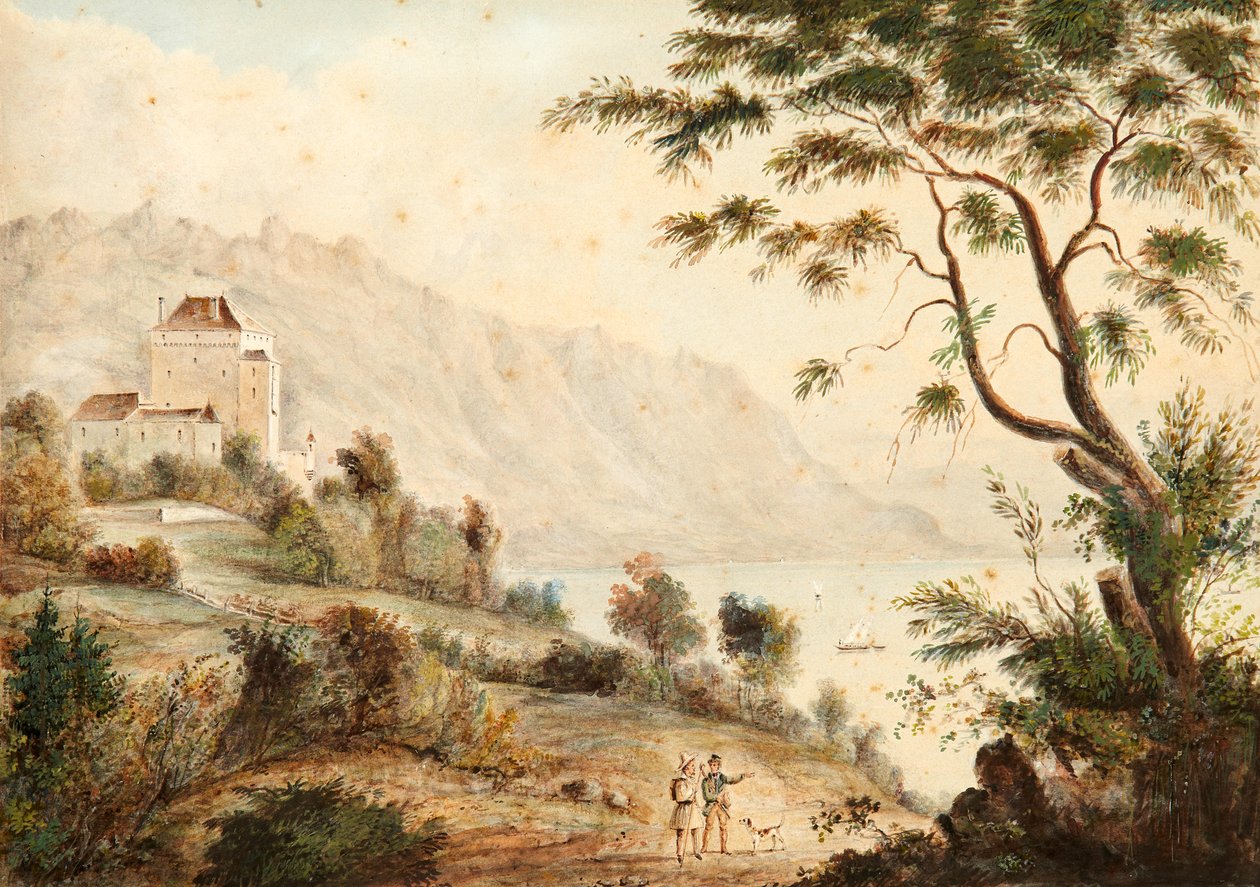 Le Château de Chatelard tekijältä Joseph Eugène Desvernois