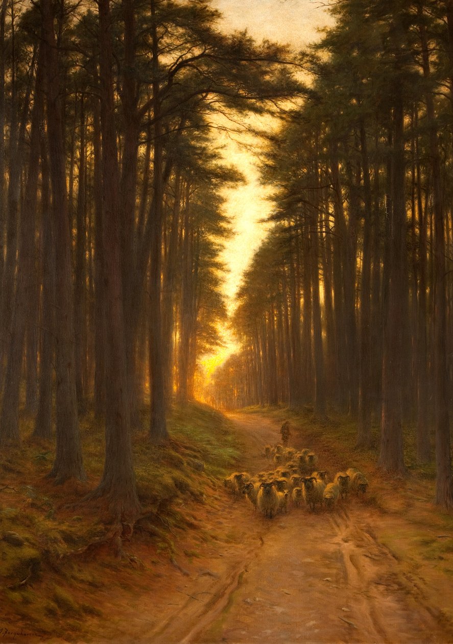 Nyt tuli vielä ilta, n. 1905 tekijältä Joseph Farquharson