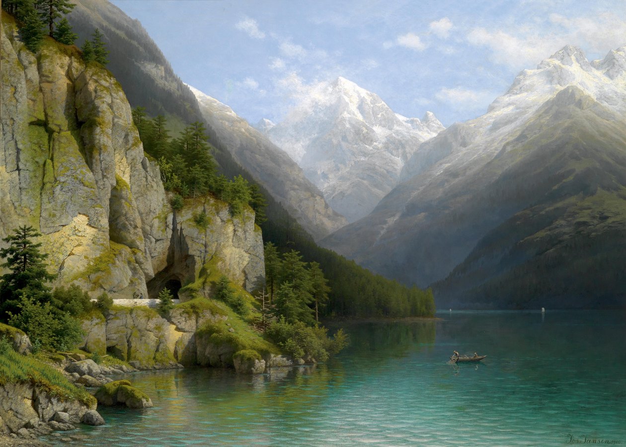 Blick auf den Vierwaldstättersee tekijältä Joseph Jansen