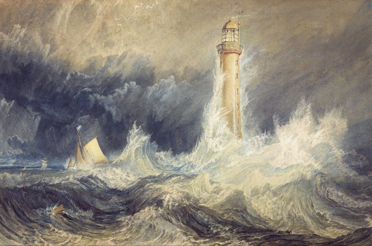 Bell Rockin majakka tekijältä Joseph Mallord William Turner