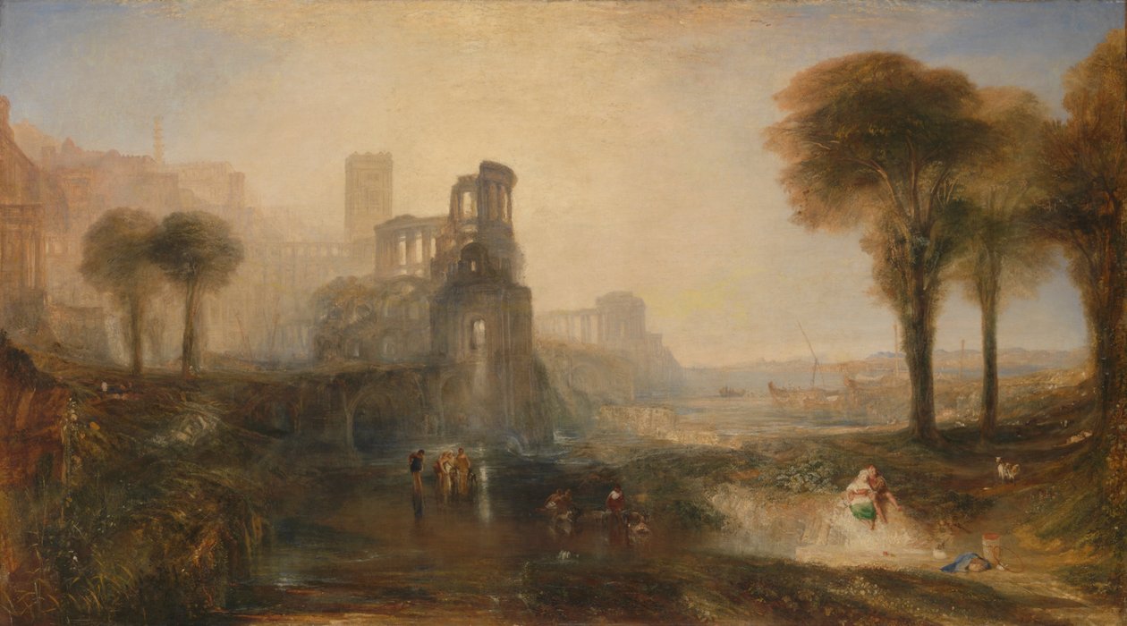 Caligulasin palatsi ja silta tekijältä Joseph Mallord William Turner