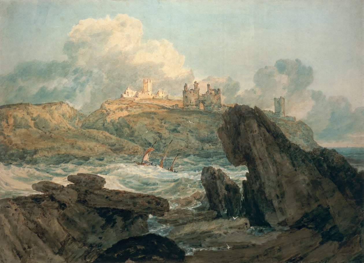 Dunstanburghin linna tekijältä Joseph Mallord William Turner