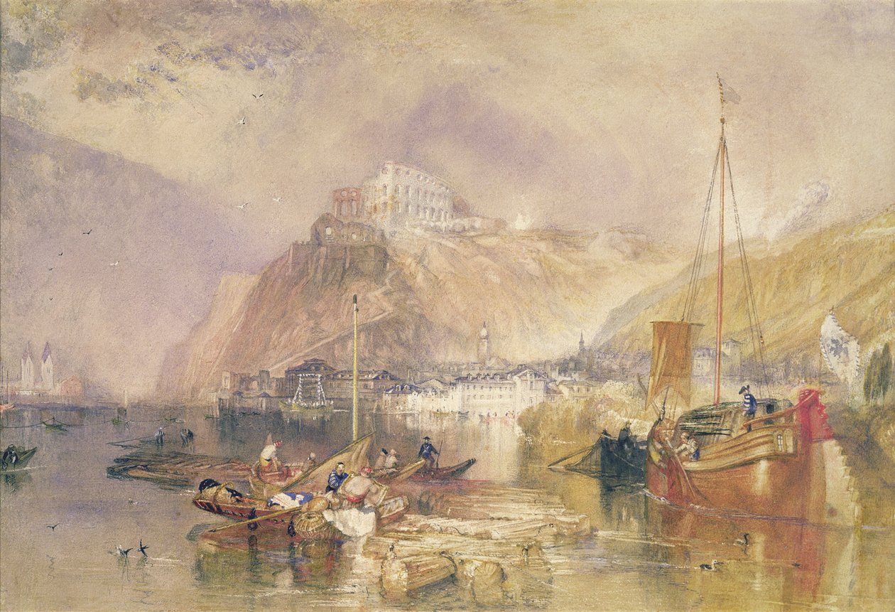 Ehrenbreitstein tekijältä Joseph Mallord William Turner