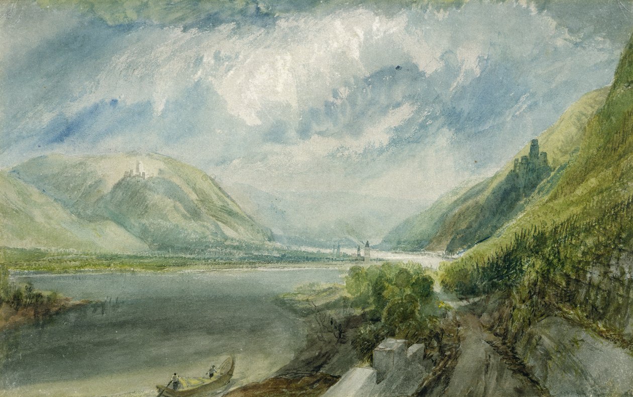 Lahnin risteys, 1817 (guassi ja wc) tekijältä Joseph Mallord William Turner