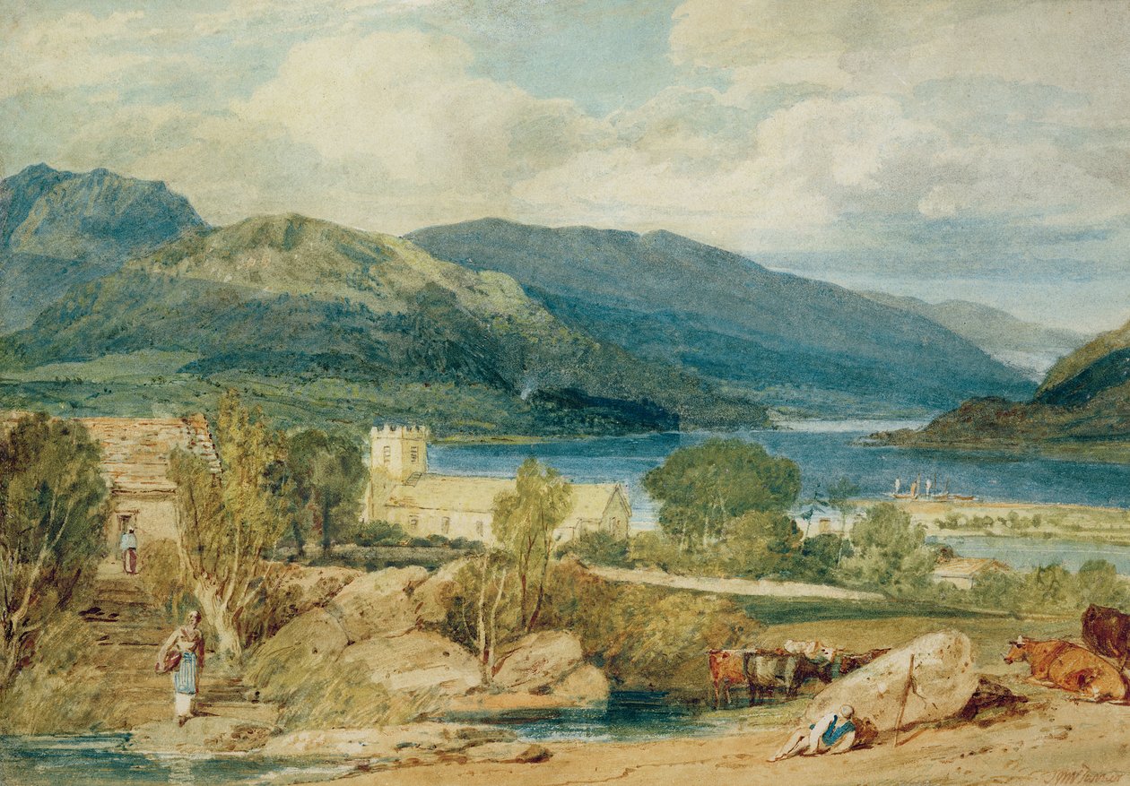 Patterdale (wc kynällä paperille) tekijältä Joseph Mallord William Turner