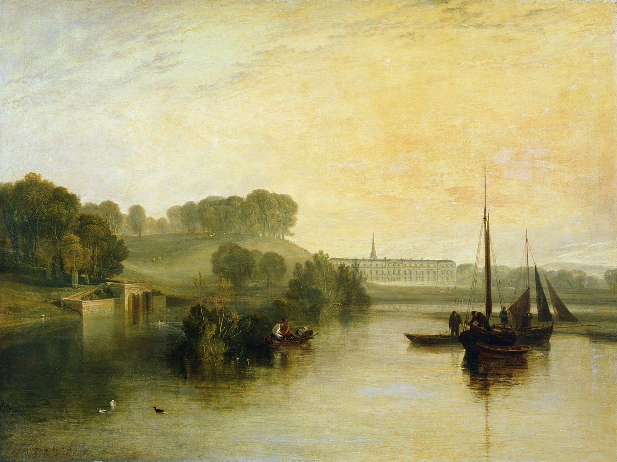 Petworth, Sussex, Egremontin jaarlin istuin: Dewy Morning, 1810 tekijältä Joseph Mallord William Turner