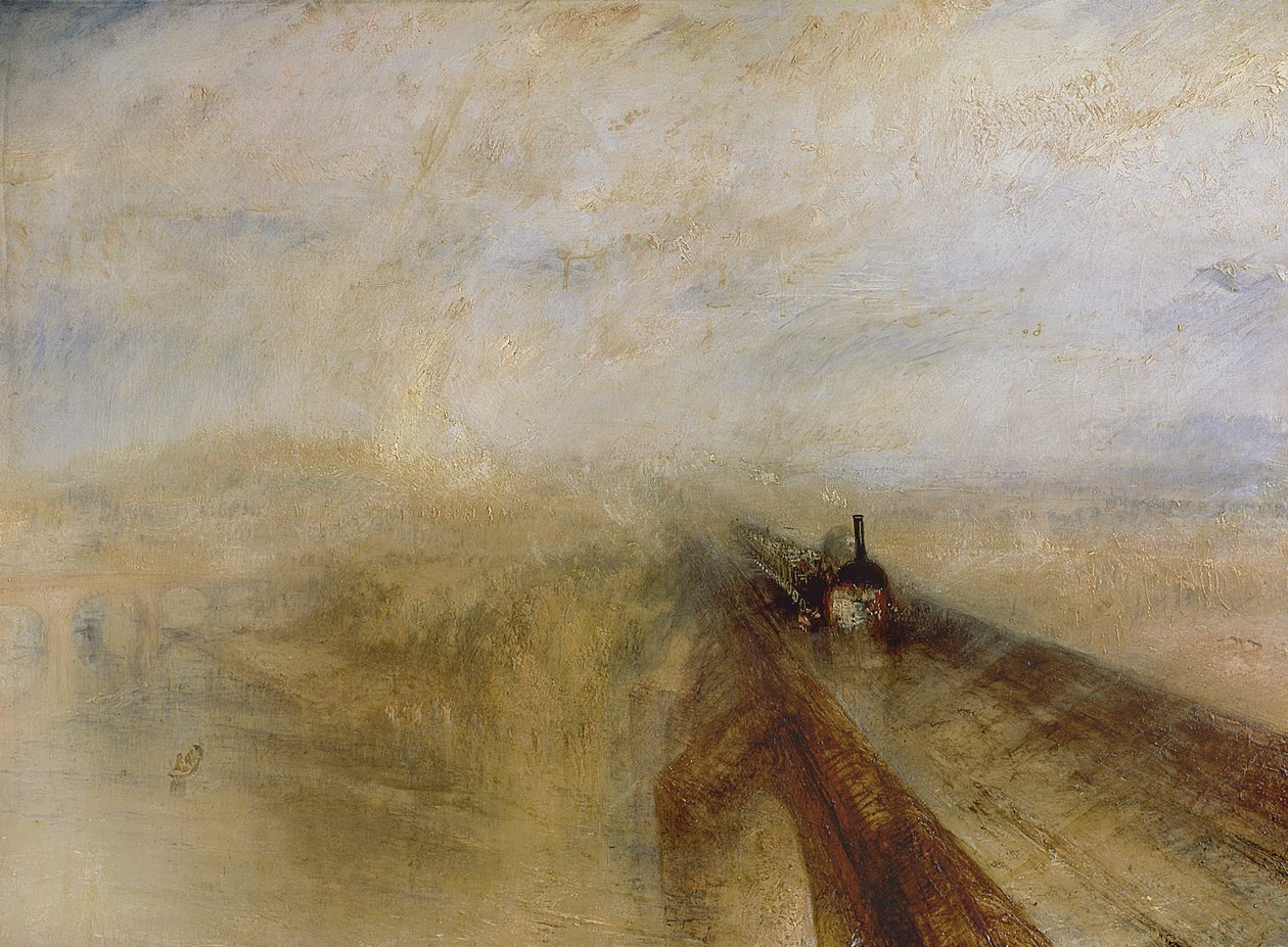 Sadehöyry ja nopeus, Great Western Railway tekijältä Joseph Mallord William Turner