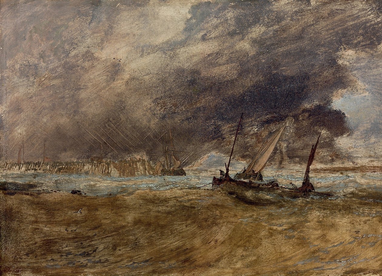 Seapiece kalastusaluksilla tekijältä Joseph Mallord William Turner