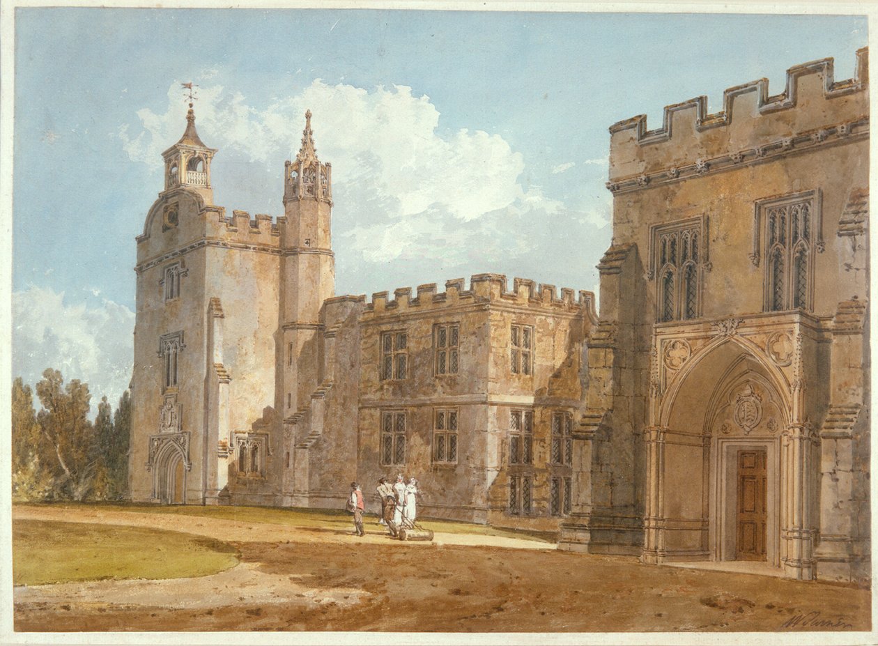 Piispan palatsi, Salisbury, noin 1795 tekijältä Joseph Mallord William Turner