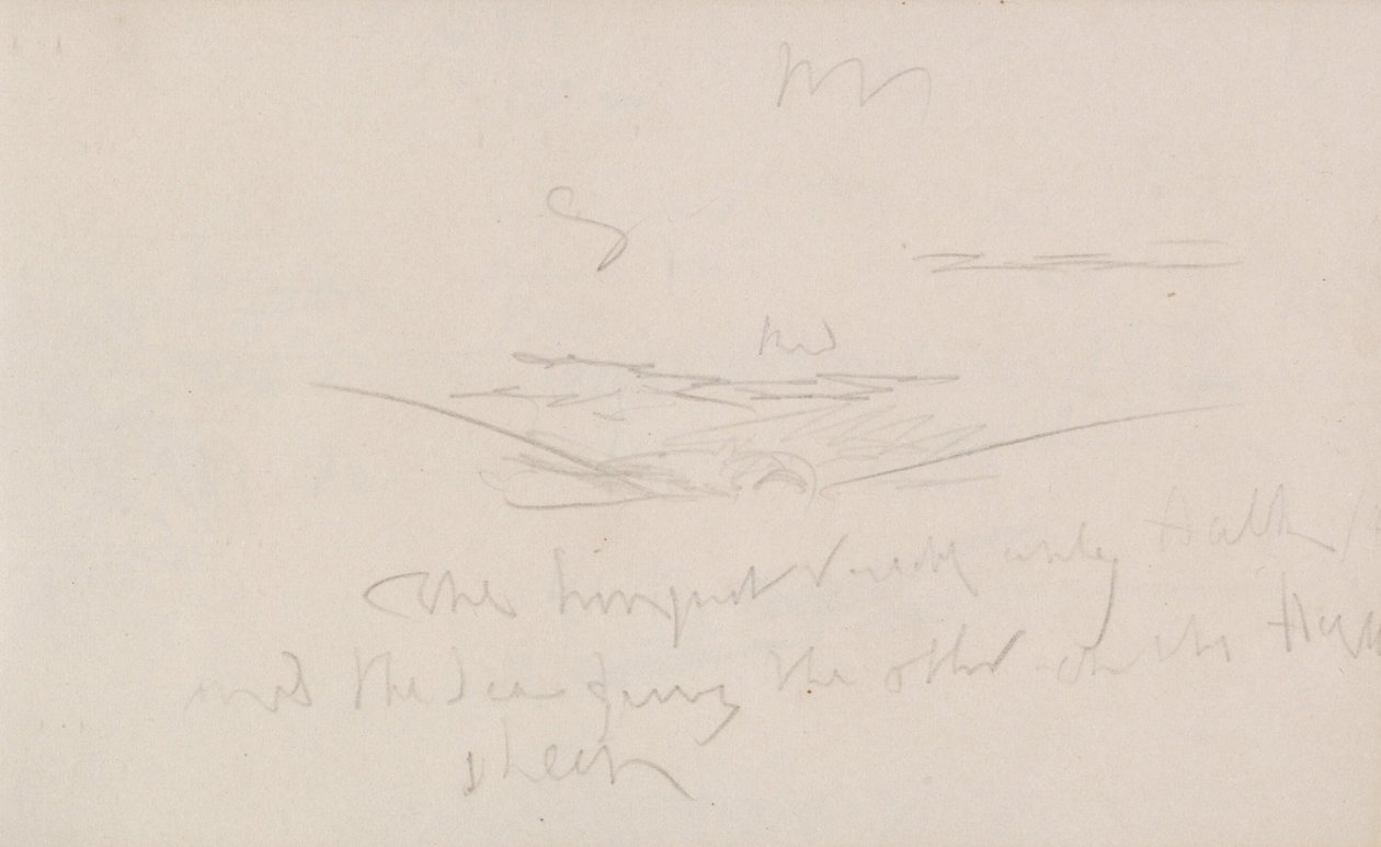 Kanavan luonnoskirja tekijältä Joseph Mallord William Turner