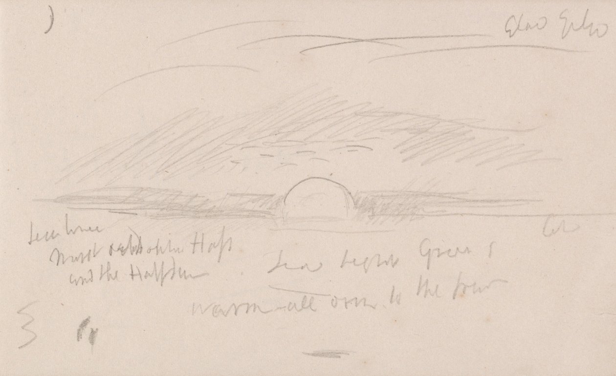 Kanavan luonnoskirja tekijältä Joseph Mallord William Turner