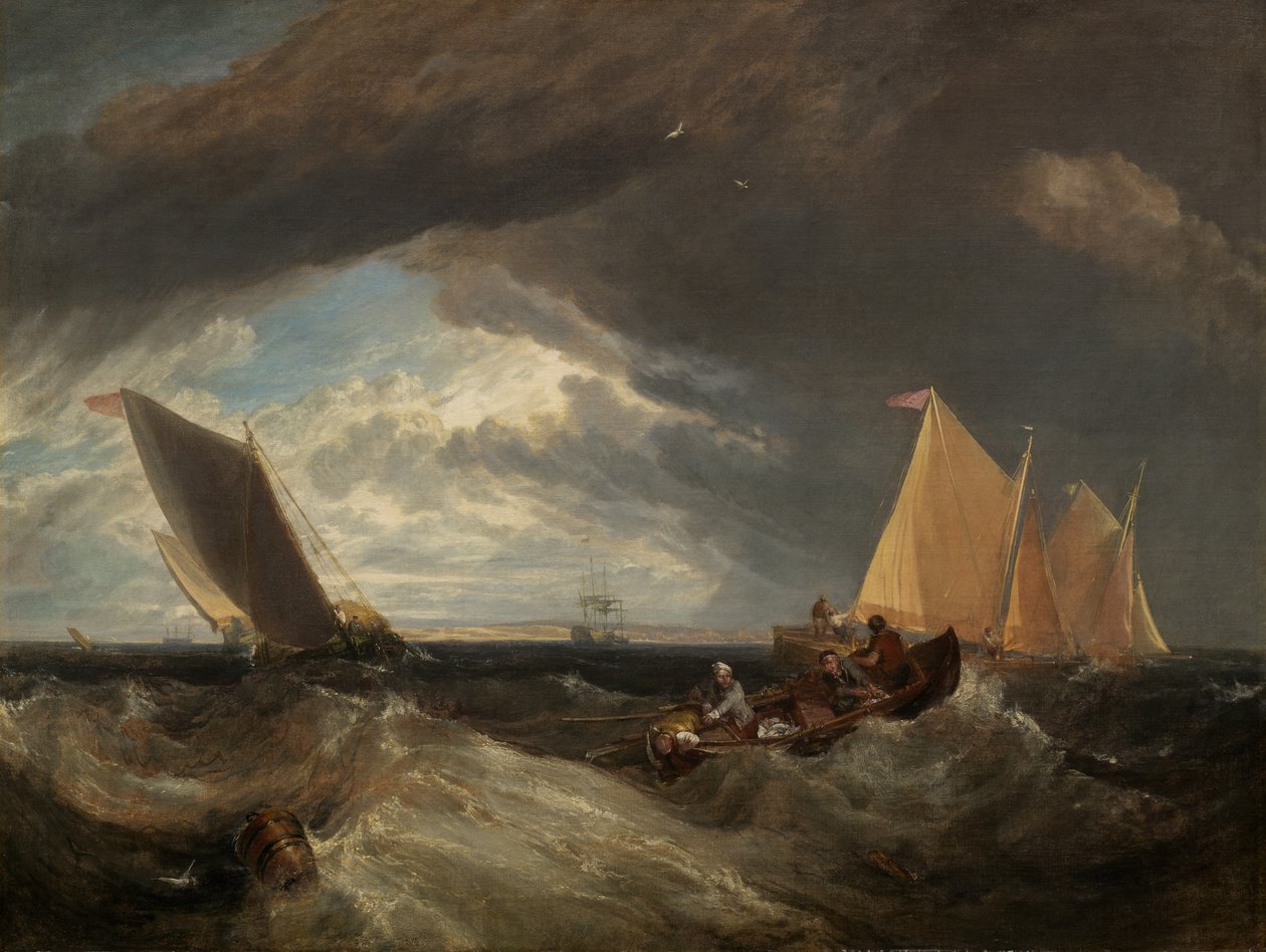 Thamesin ja Medwayn risteys, 1807 tekijältä Joseph Mallord William Turner