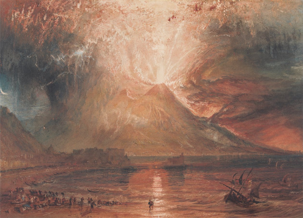 Vesuvius purkauksessa tekijältä Joseph Mallord William Turner