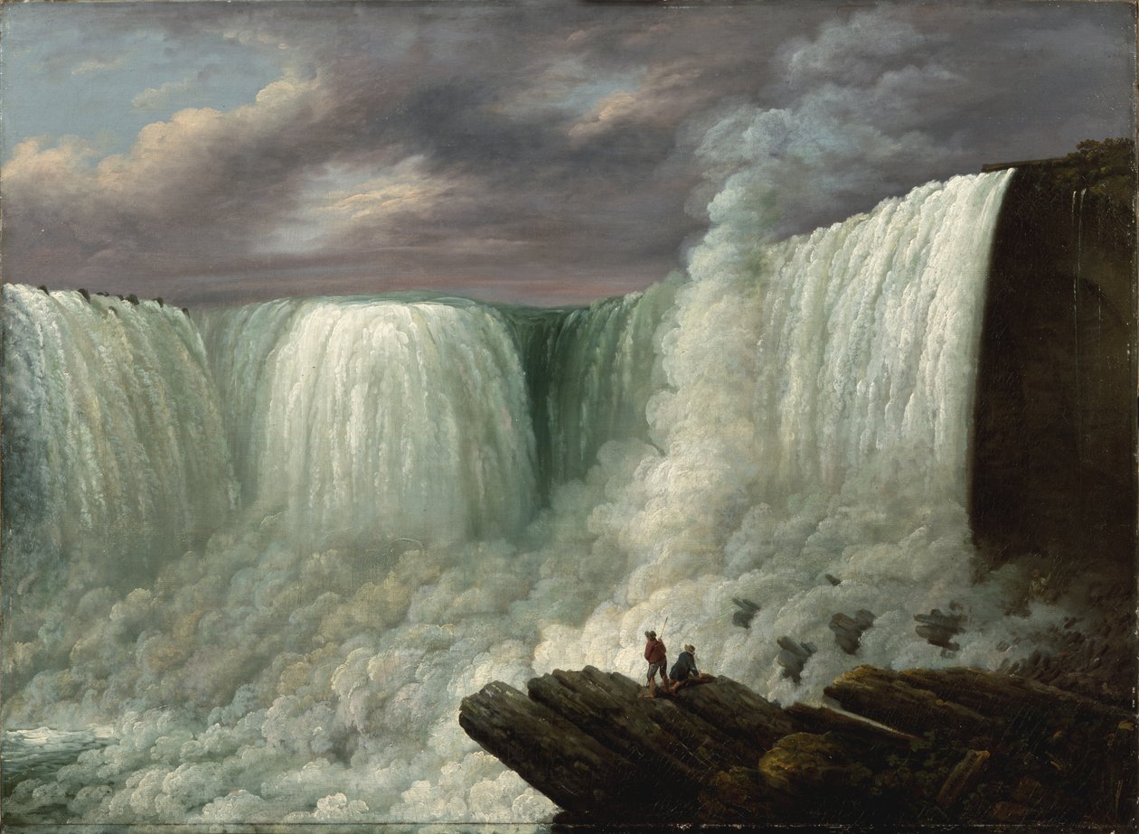 Niagaran putoukset, 1818 tekijältä Joseph Otis Minott