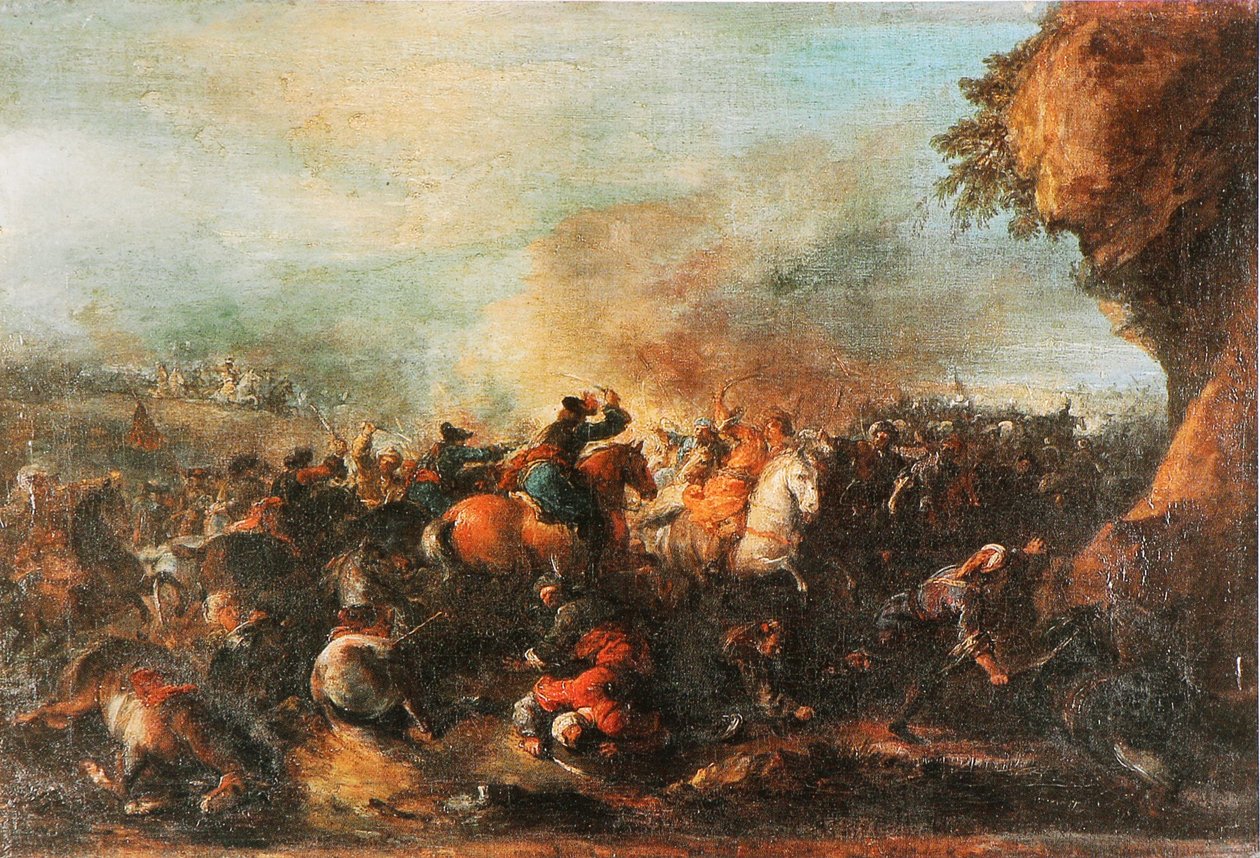 Taistele entre Turs et chrétiens tekijältä Joseph Parrocel