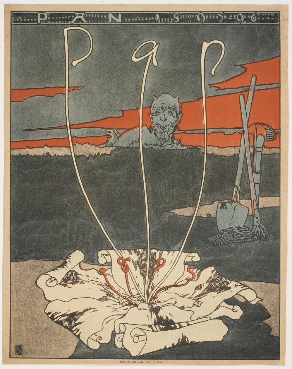 Pan, 1895 tekijältä Joseph Sattler