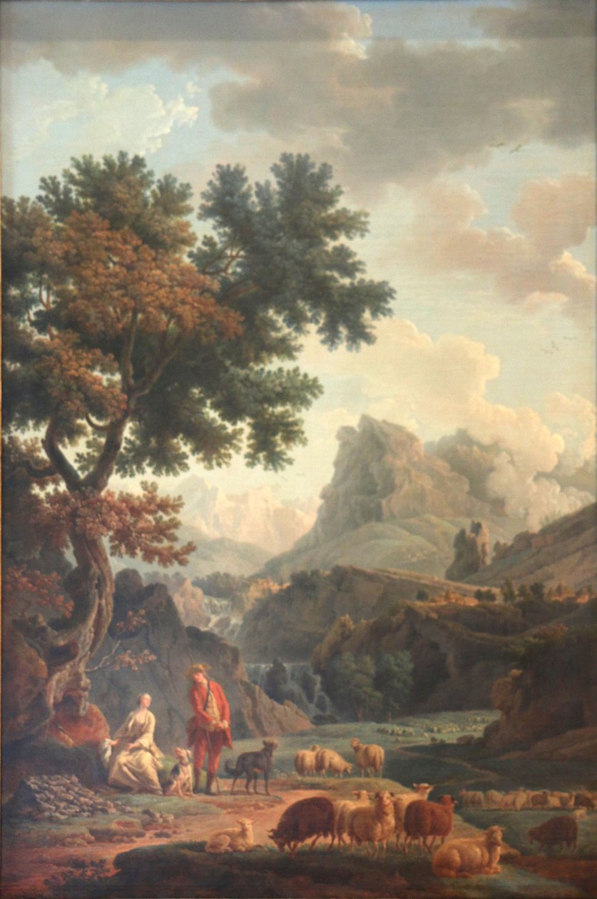 La Bergère des Alpes tekijältä Claude Joseph Vernet