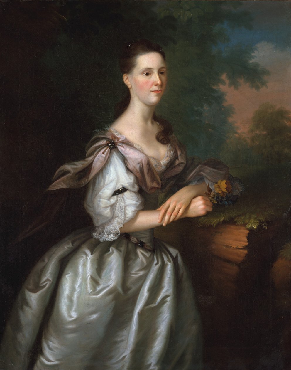 Rouva Samuel Cutts, n. 1762-63. tekijältä Joseph Blackburn