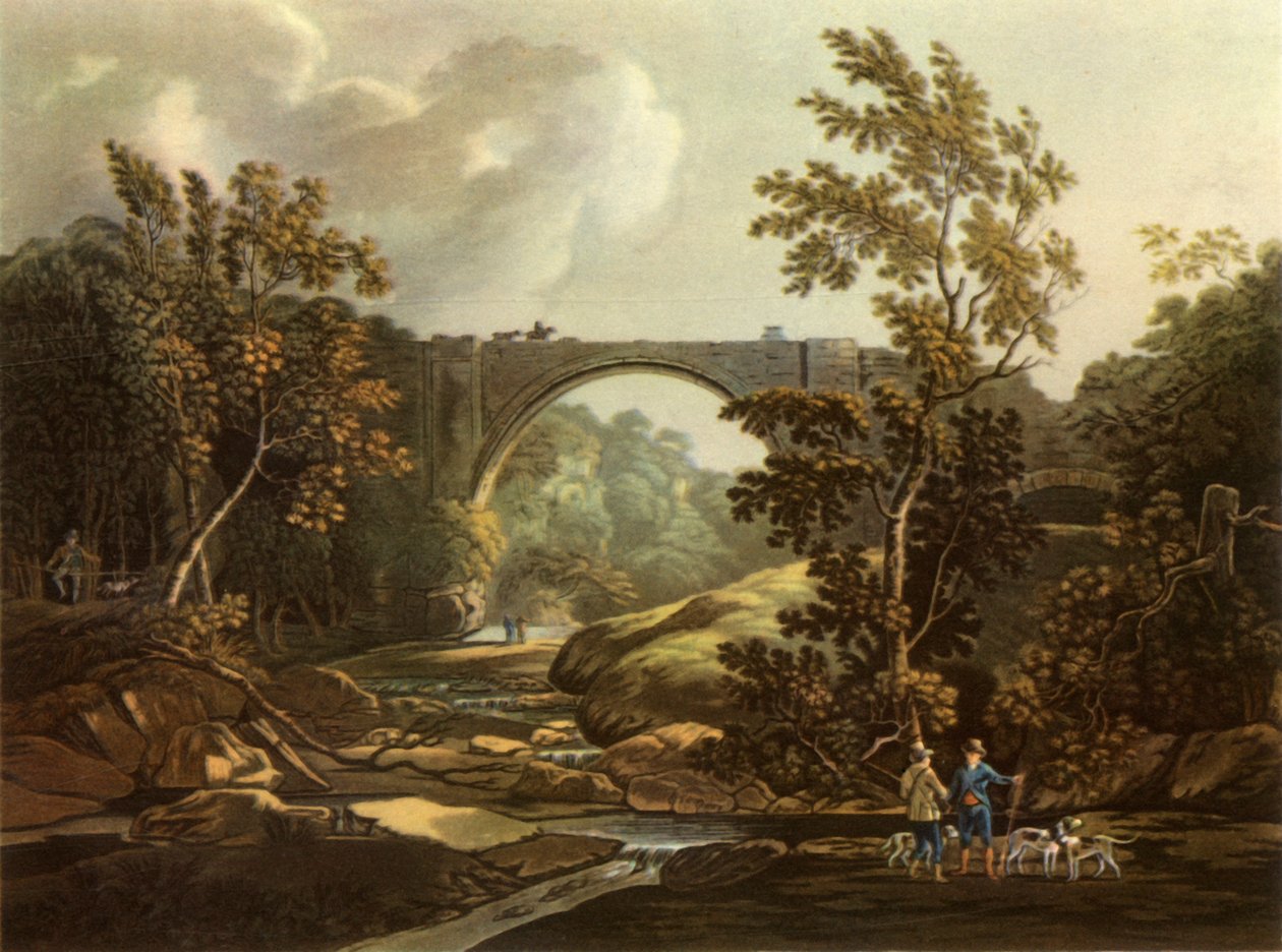 "Tanfield Arch in 1804", 1945. tekijältä Joseph Constantine Stadler