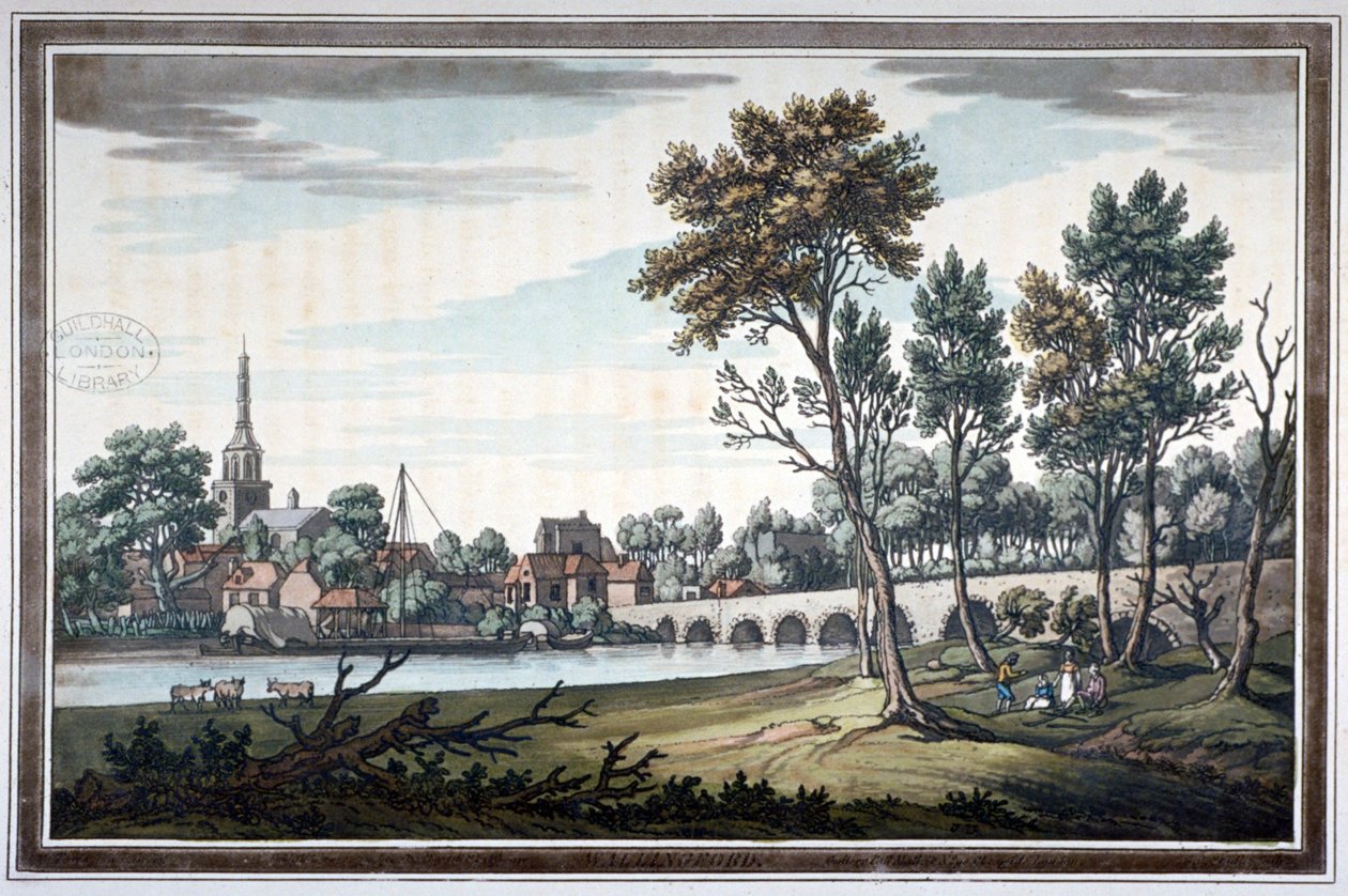Wallingford, Berkshire, 1790 tekijältä Joseph Constantine Stadler