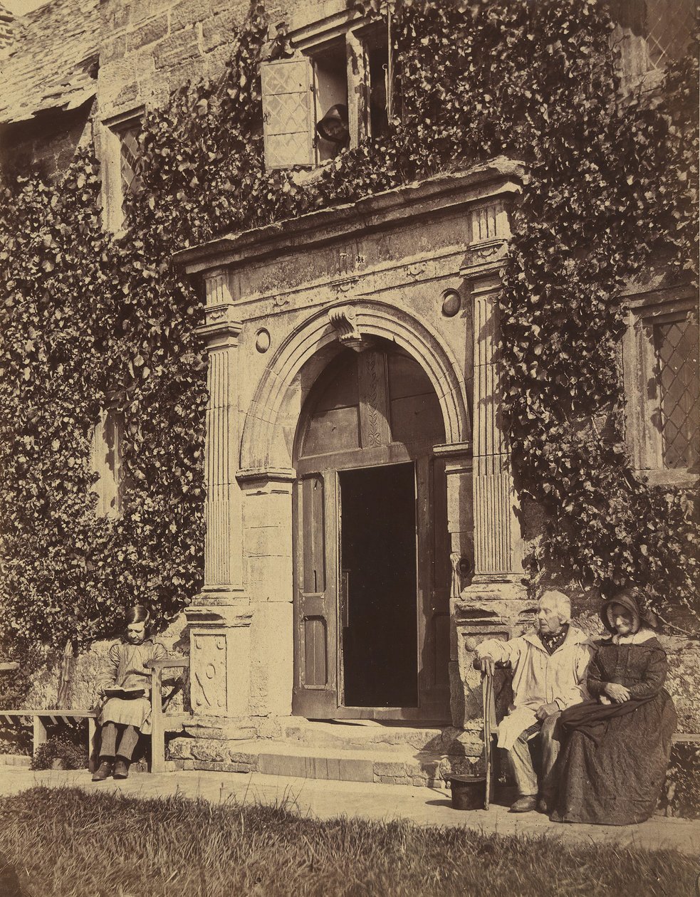 Almujen talo, 1855. tekijältä Joseph Cundall