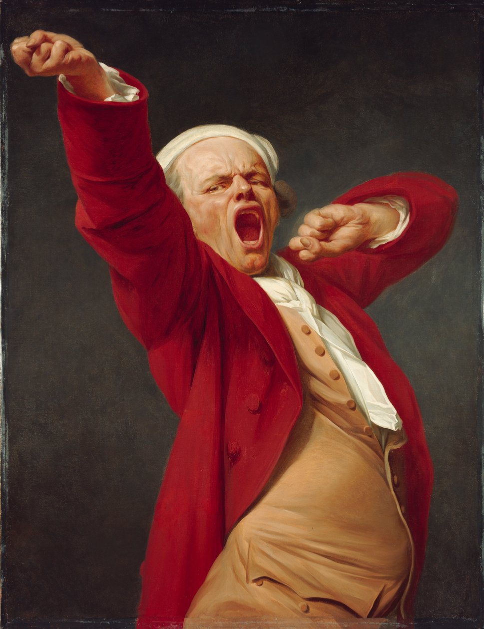 Omakuva, haukottelu tekijältä Joseph Ducreux