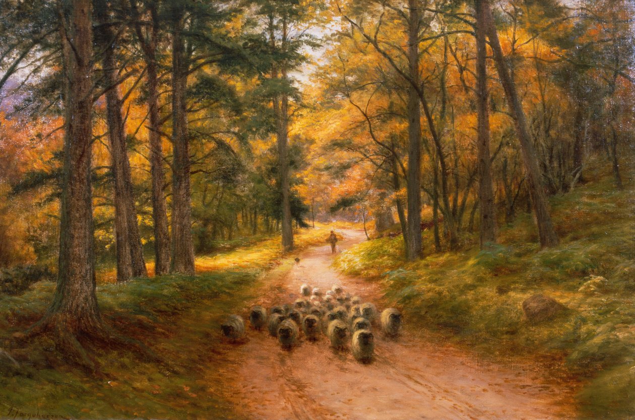 Homewards (oli sobre tela)finlandès tekijältä Joseph Farquharson