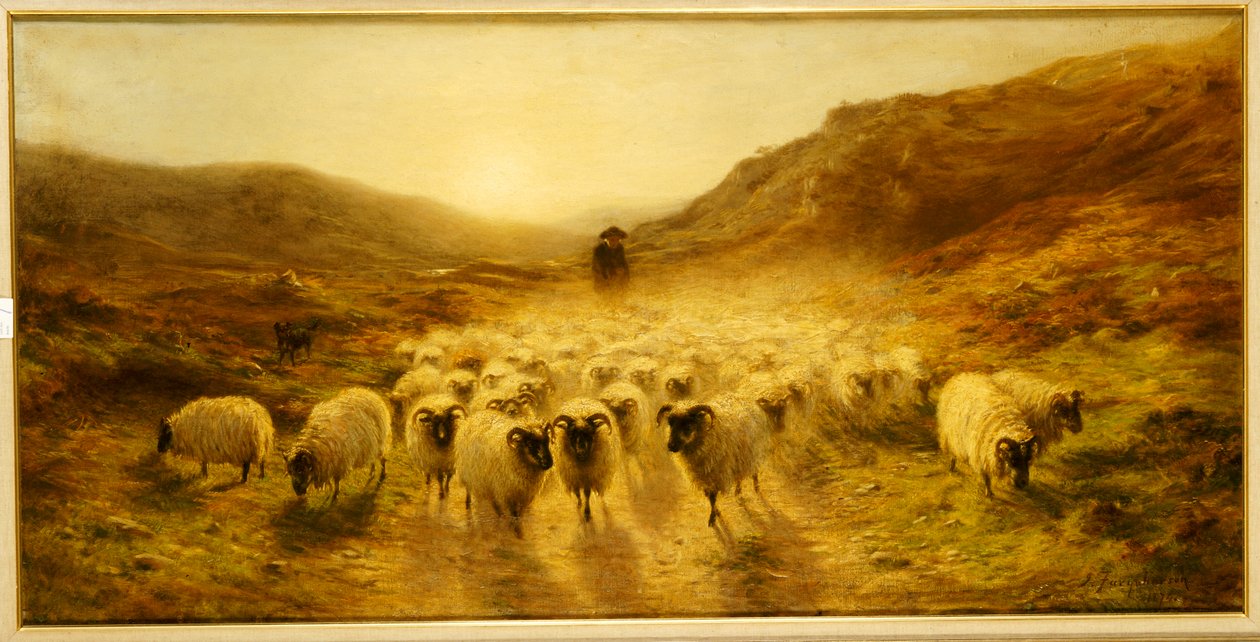 Leaving the Hills, 1874 tekijältä Joseph Farquharson