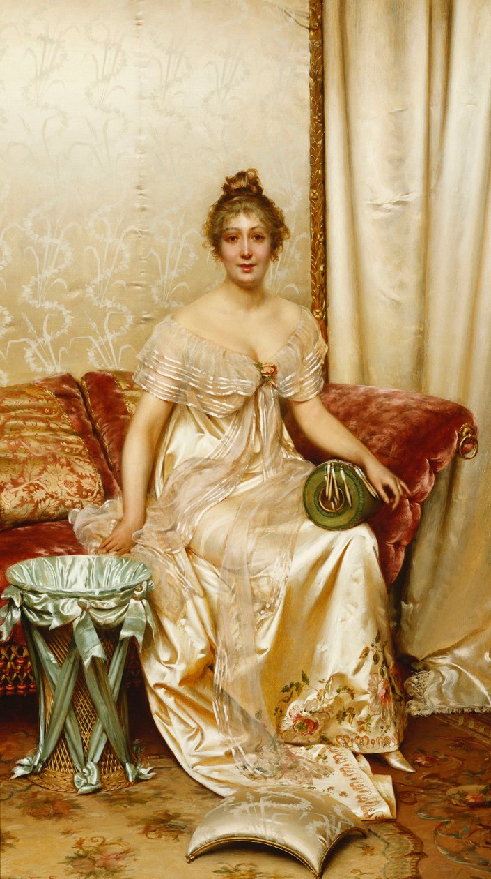 Satiini ruusu, tekijältä Joseph Frederick Charles Soulacroix