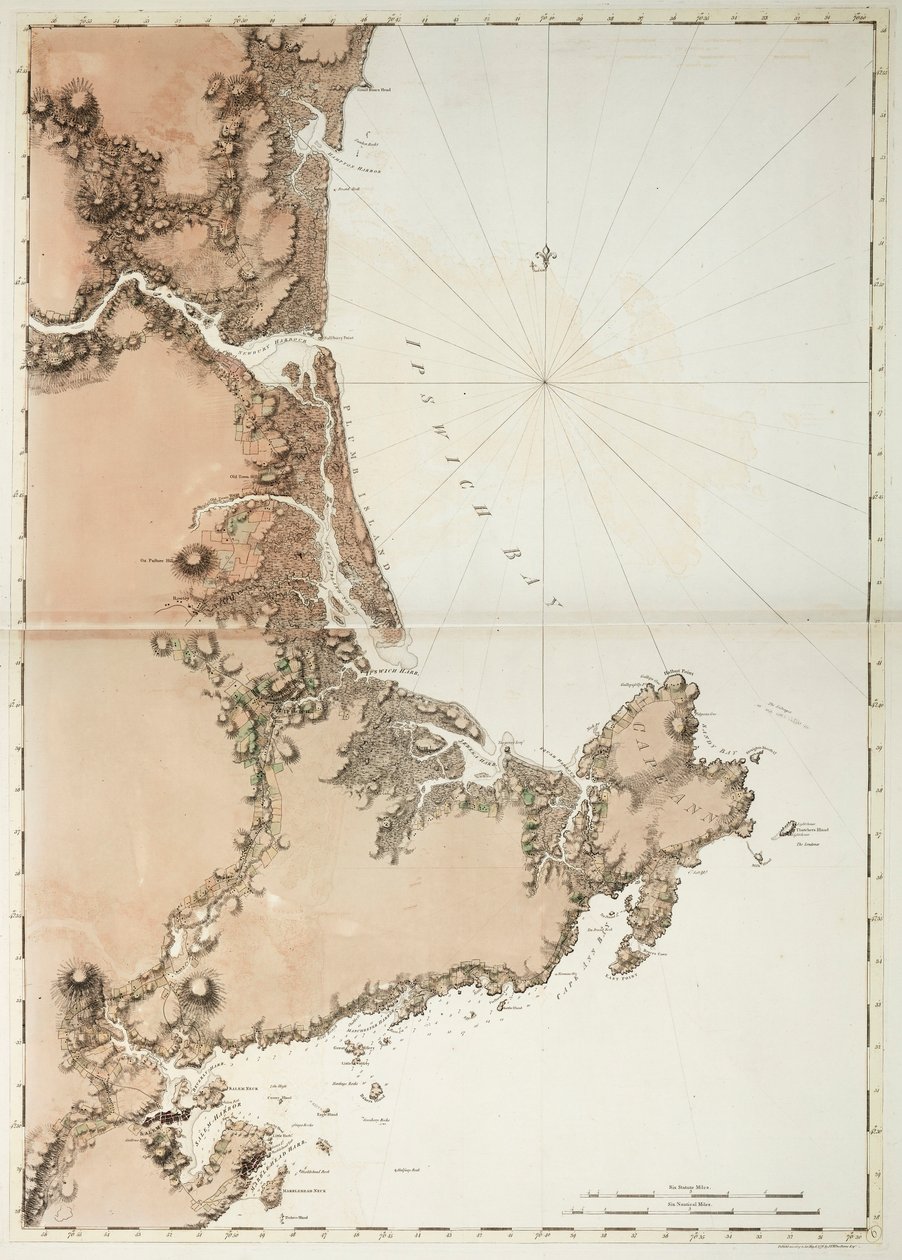 Ipswich Bay ja Cape Ann tekijältä Joseph Frederick Wallet DesBarres