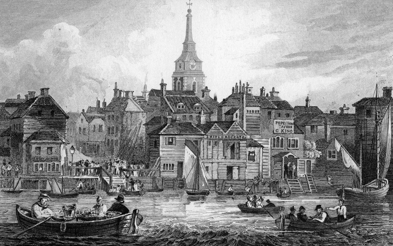 Gravesend, kaiverrus Josiah Henshall, 1832 tekijältä Joseph Fussell