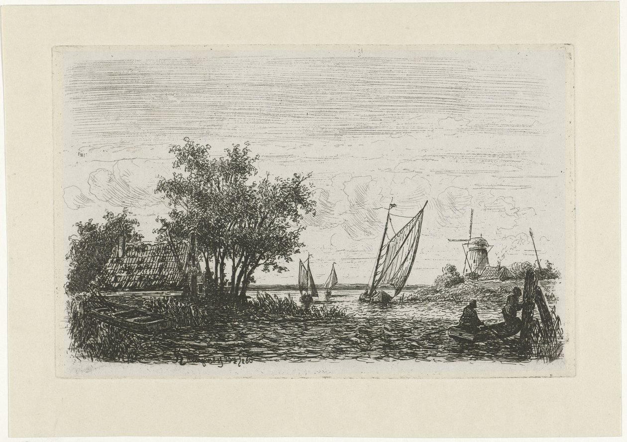 Veneitä järvellä tekijältä Joseph Hartogensis