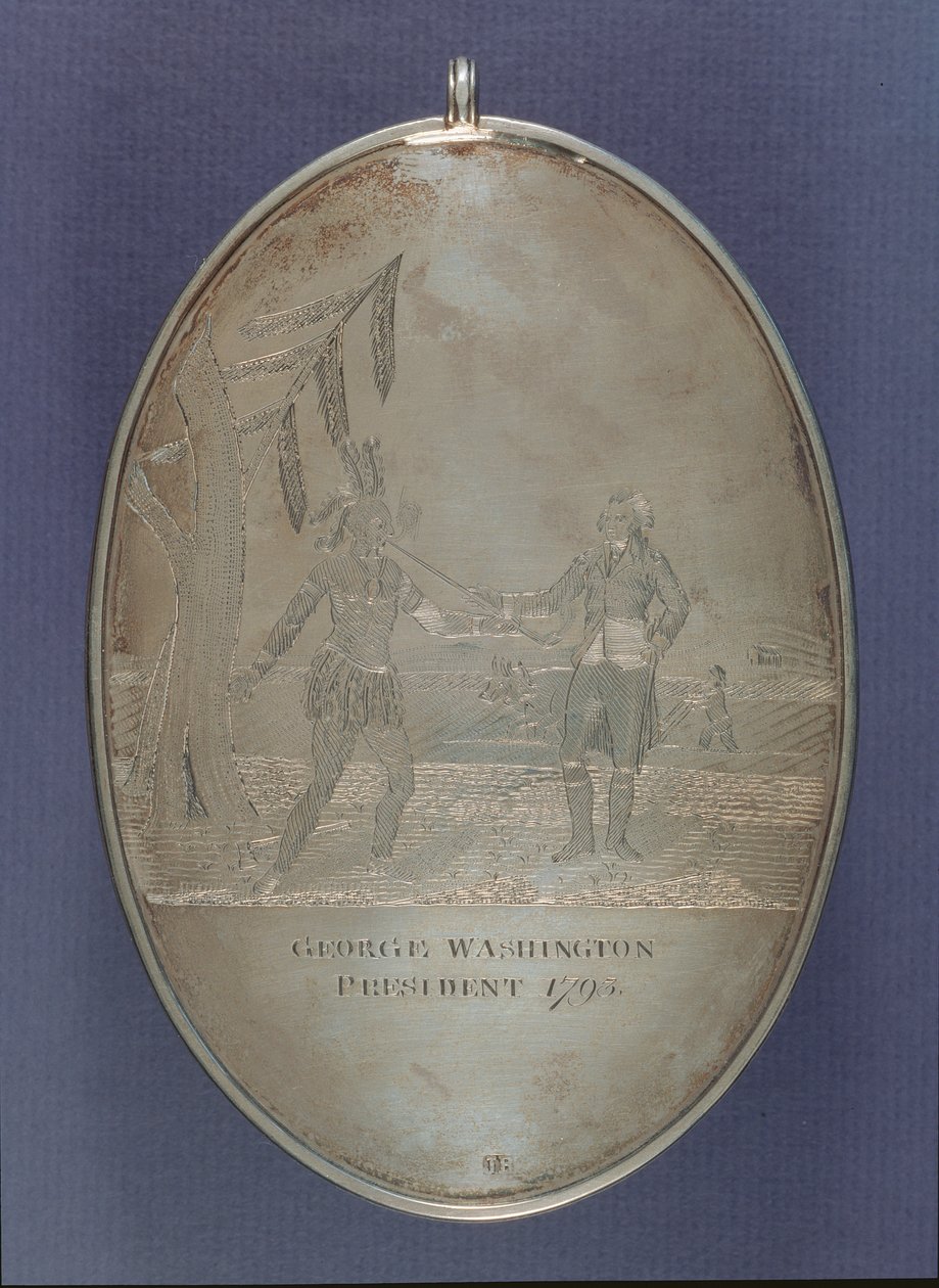Rauhanmitali, 1793 (hopea) tekijältä Joseph II Richardson