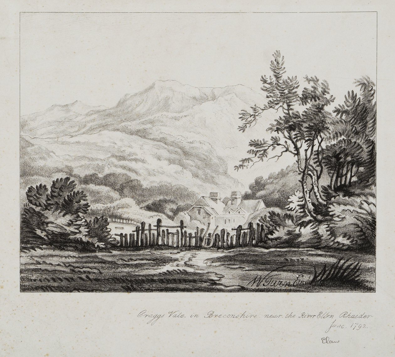 Elanin laakso tekijältä Joseph Mallord William (after) Turner