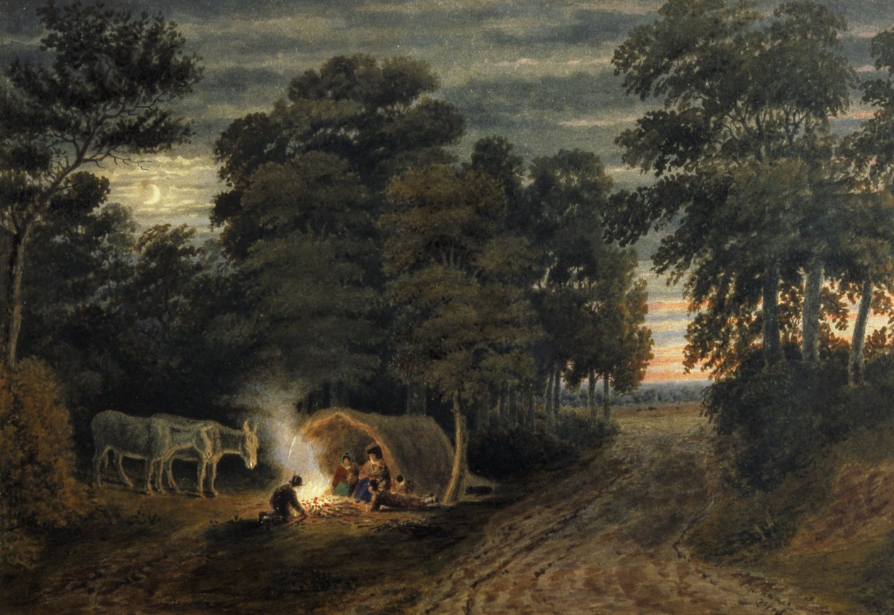 Mustalaisleiri tekijältä Joseph Mallord William Turner