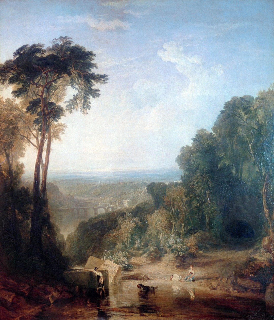Crossing the Brook, c1815 tekijältä Joseph Mallord William Turner