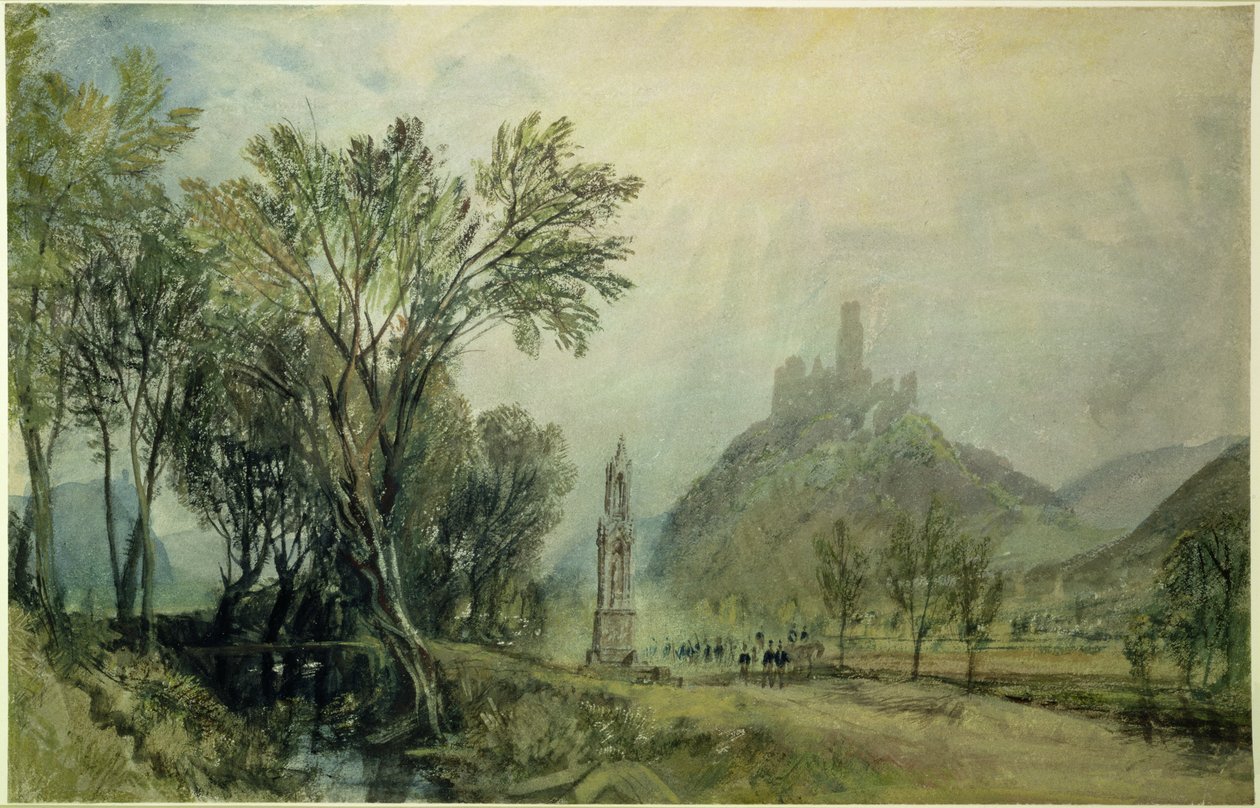 Goesberg ja Hochkreuz tekijältä Joseph Mallord William Turner