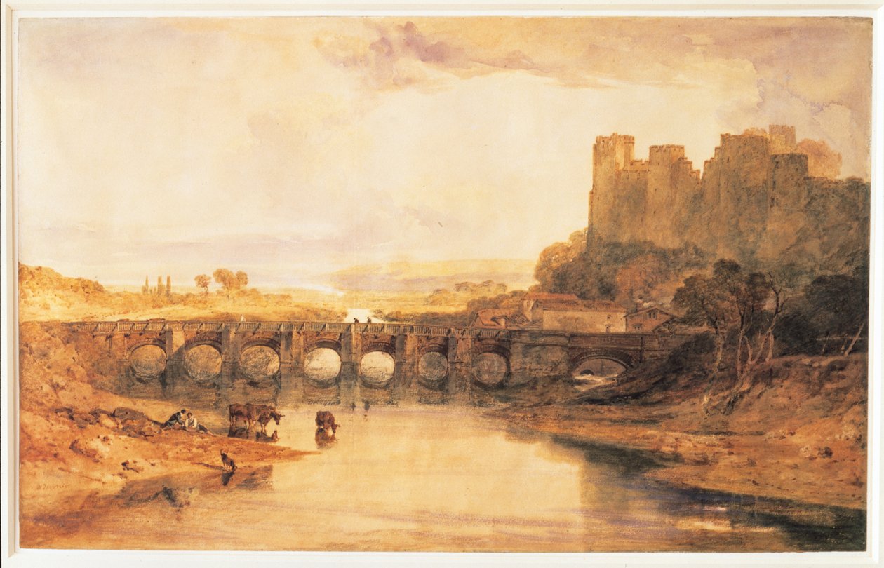 Ludlowin linna, 1800 tekijältä Joseph Mallord William Turner