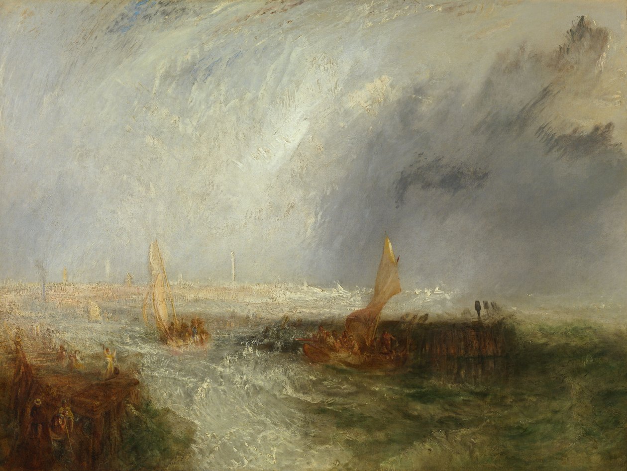 Oostende, 1844. tekijältä Joseph Mallord William Turner