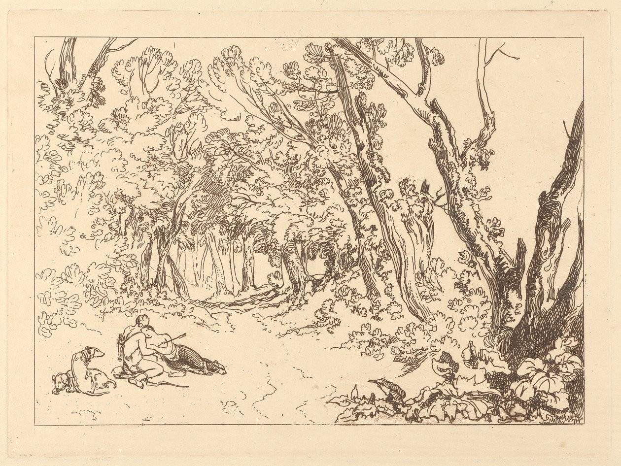 Prokris ja Kefalos tekijältä Joseph Mallord William Turner