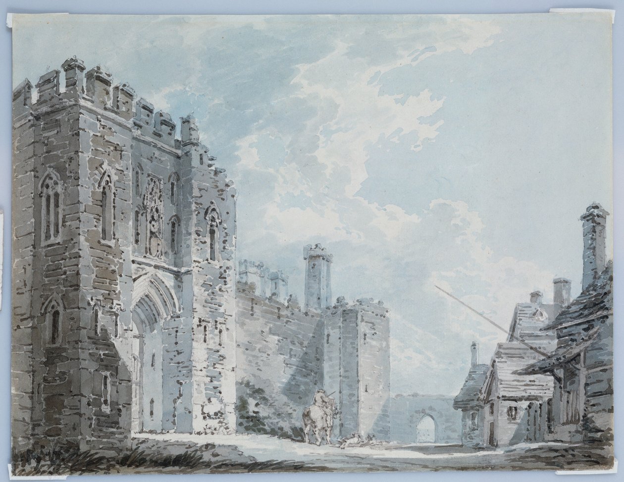 The Gateway, Rochester, n. 1793-1794 tekijältä Joseph Mallord William Turner