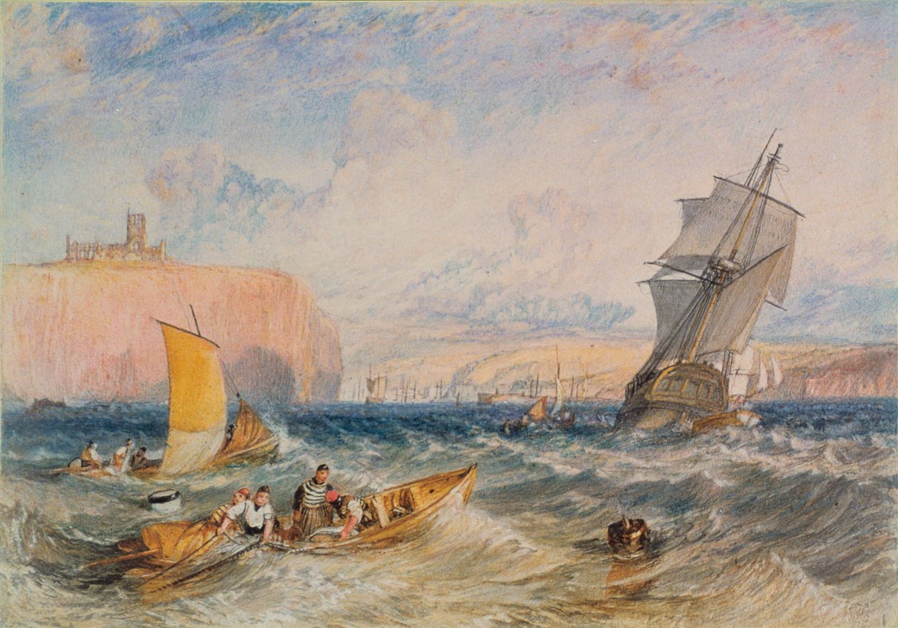 Whitby, 1824 tekijältä Joseph Mallord William Turner
