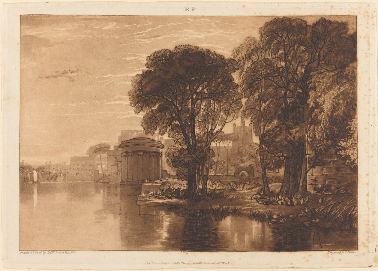 Isleworth tekijältä Joseph Mallord William Turner and Henry Edward Dawe