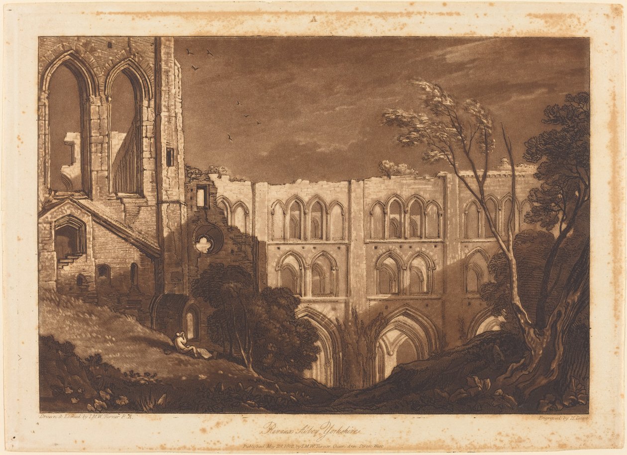 Abbey Rivals tekijältä Joseph Mallord William Turner and Henry Edward Dawe