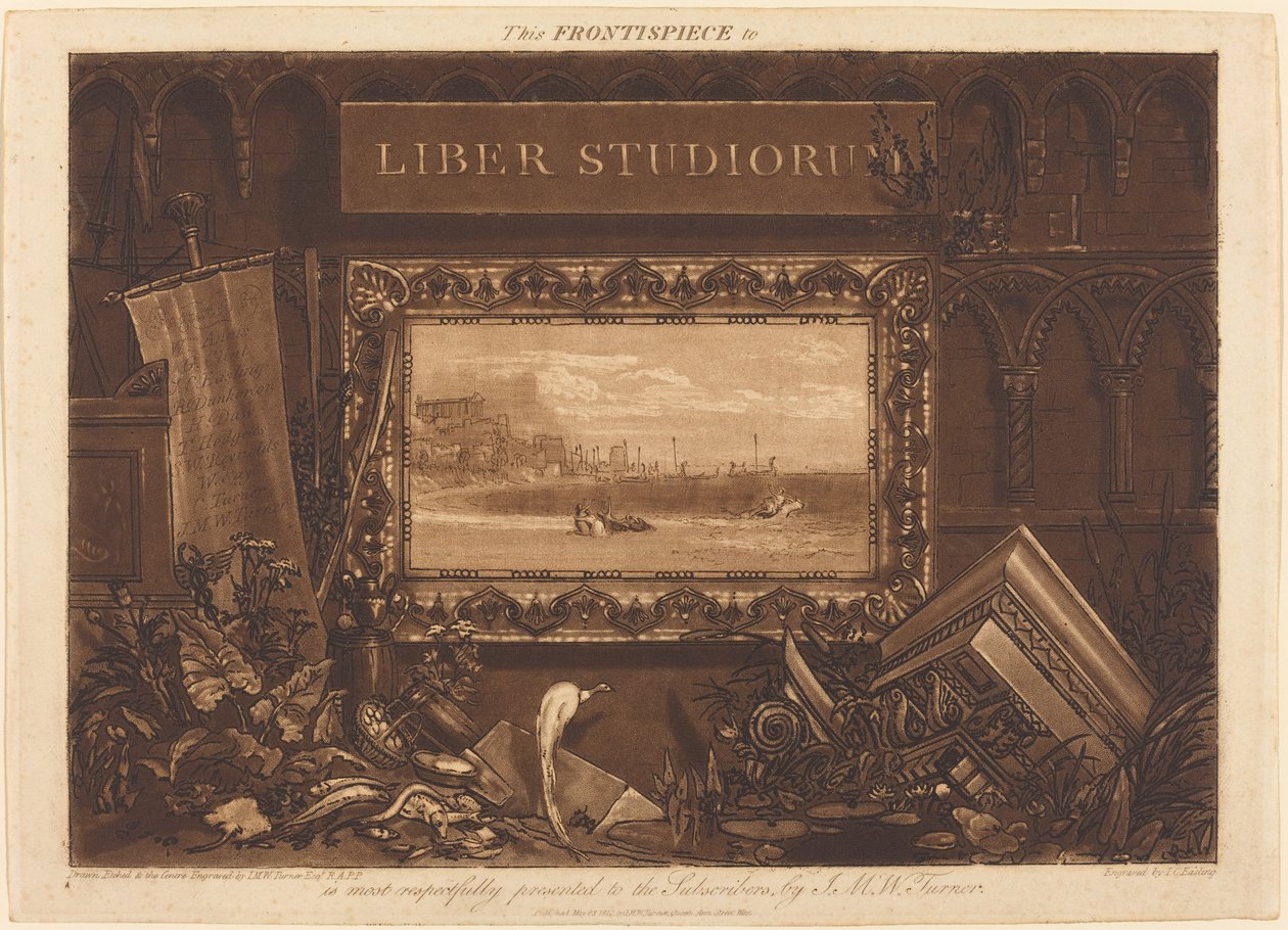 Frontespiisi tekijältä Joseph Mallord William Turner and J.C. Easling