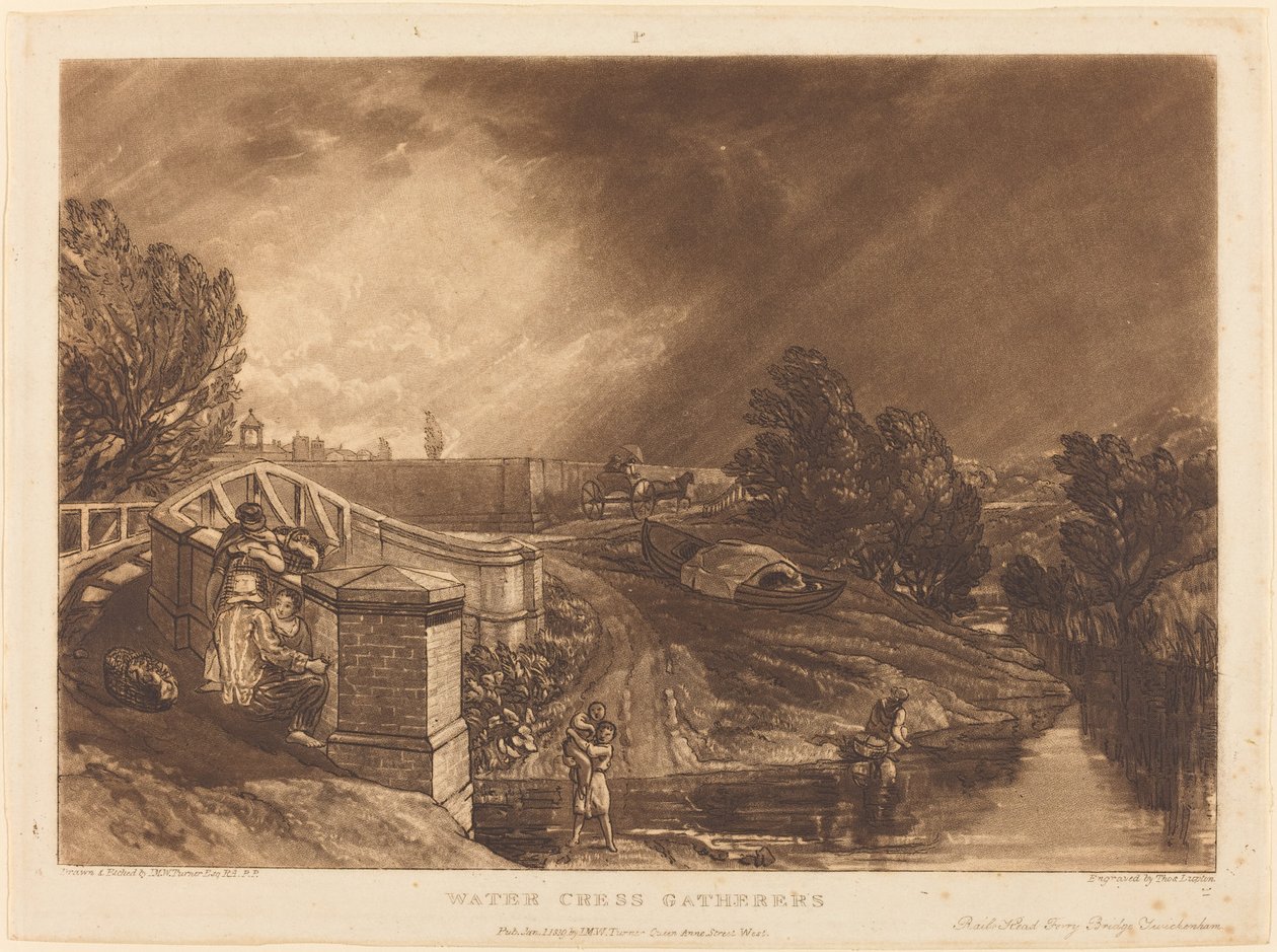 Recollidors de créixens finlandès tekijältä Joseph Mallord William Turner and Thomas Goff Lupton