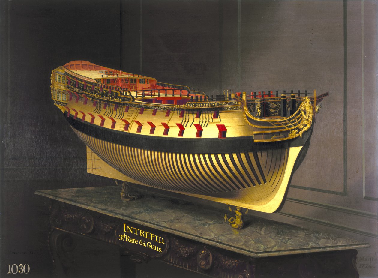 HMS Intrepid, 1773-75 tekijältä Joseph Marshall